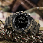 Relógio Militar Camuflado Digital  Sanda à Prova d'Água