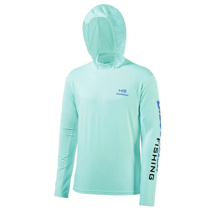 Bassdash UPF 50+ Men's UV Sun Protection Long Sleeve Hooded Fishing Shirts
