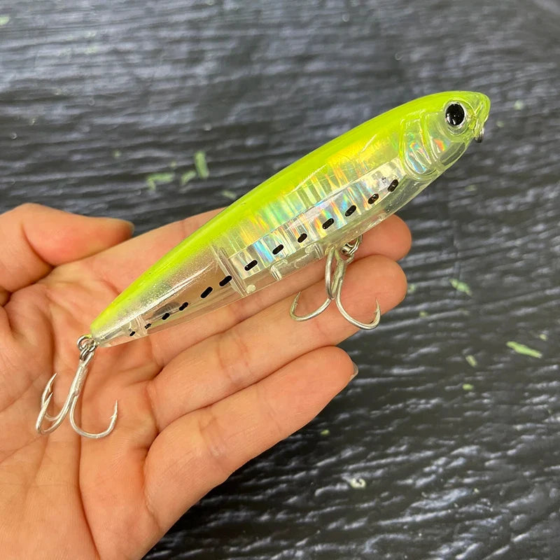 Isca Artificial Topwater Lápis Laser 17g Flutuante