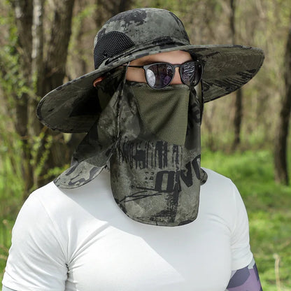 Novo Chapéu Camuflado com Proteção Total UV+50
