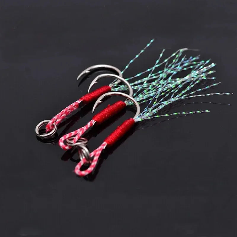 Kit de Anzol Jigging Profissional 10 Peças