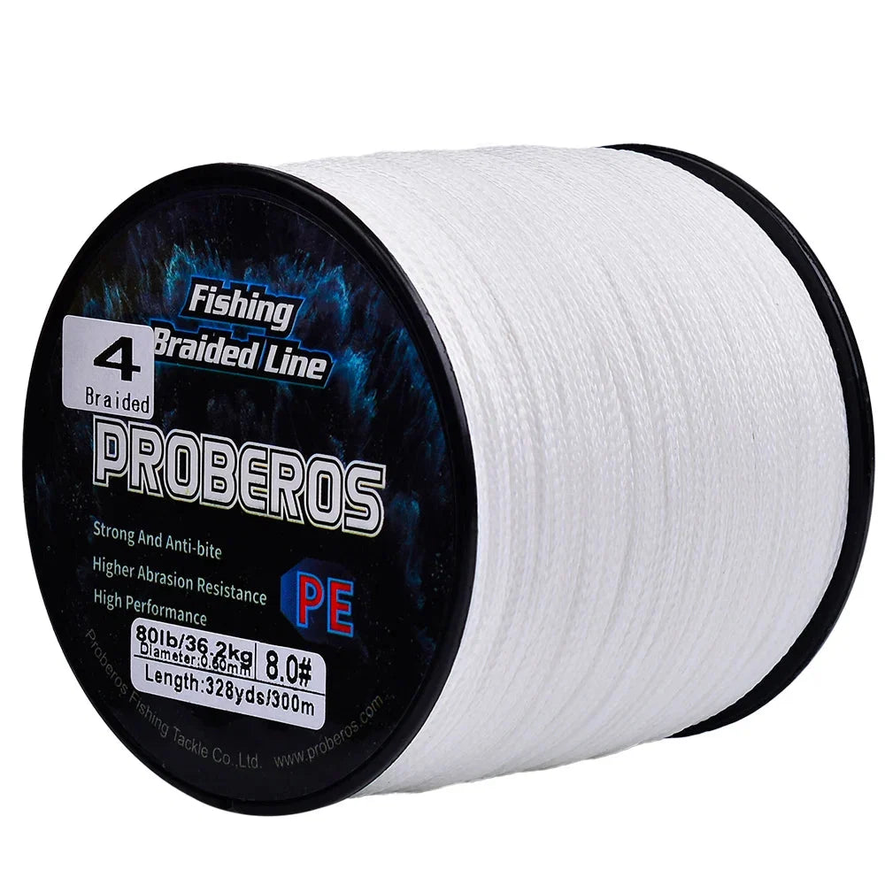 Linha de Pesca Multifilamento Proberos 300M Multicolor 6LB Até 80LB