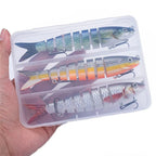 Kit Isca Artificial  Articulada Com 8 Segmentos
