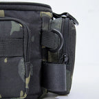 Bolsa Tática de Pesca Multifuncional – Resistente, Impermeável e Anticorrosiva