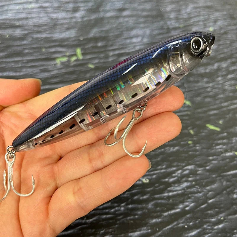 Isca Artificial Topwater Lápis Laser 17g Flutuante