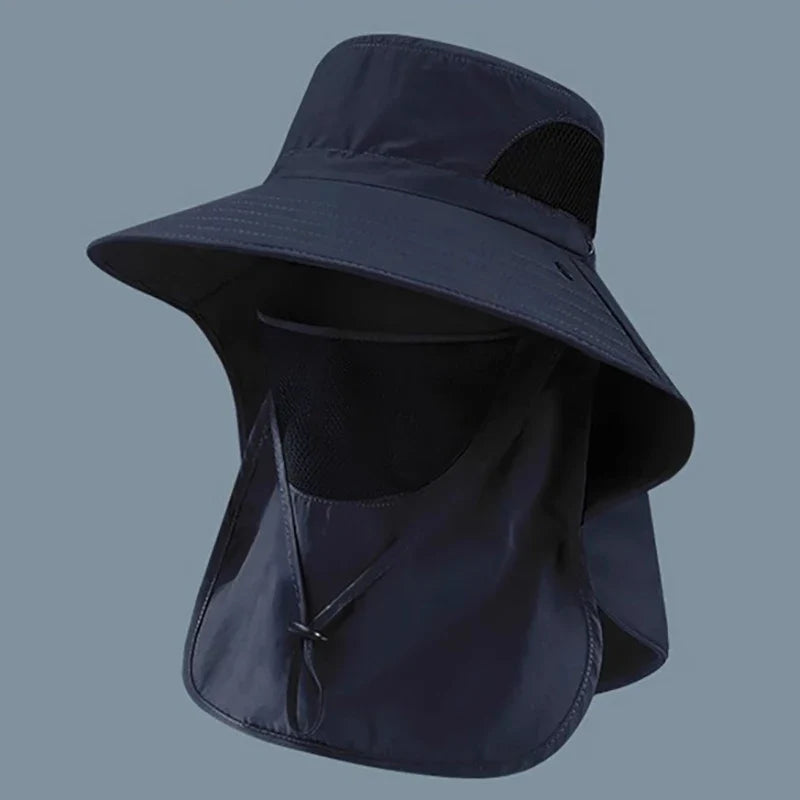 Chapéu de Pescador com Proteção UV e Aba de Pescoço