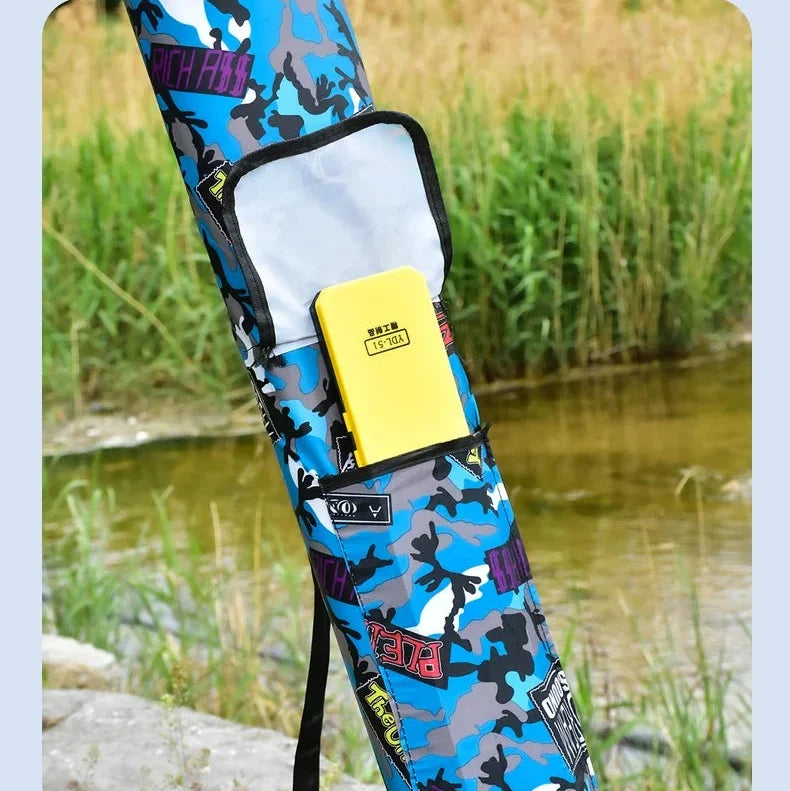 Bolsa de Pesca Dobrável Camuflada - Grande Capacidade e Impermeável