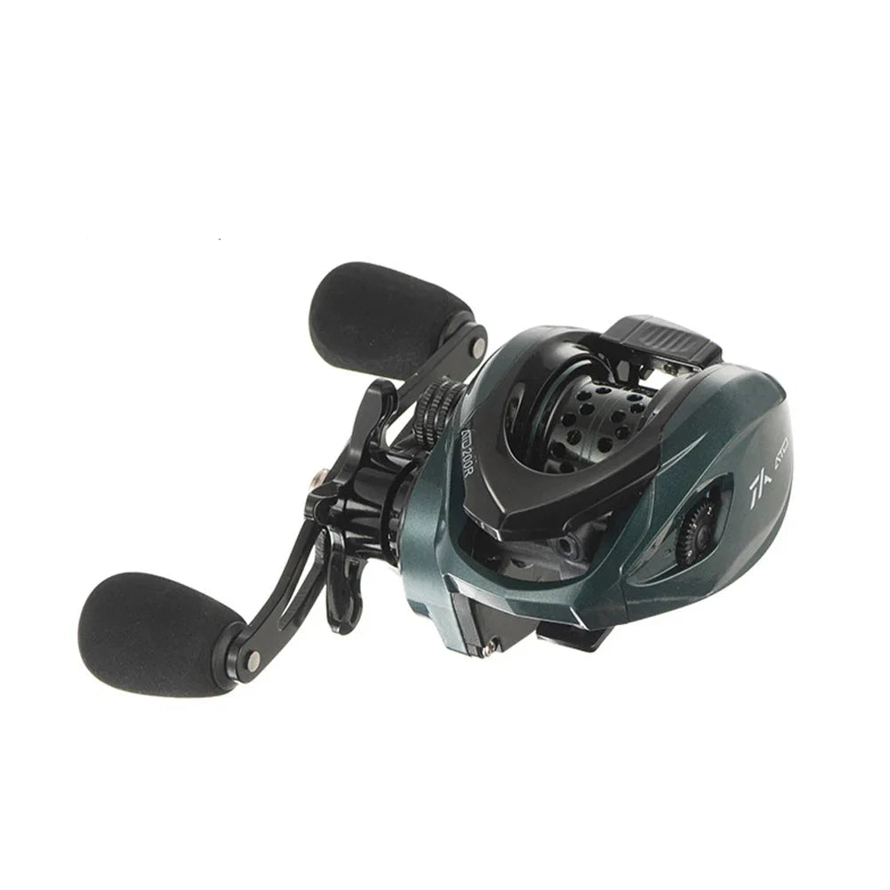 Carretilha Kingpesque Ultra Leve 10kg Drag 7.2:1 De Recolhimento  + Óculos Polarizado Kingpesque Grátis+ Ebook Proficinal De Brinde
