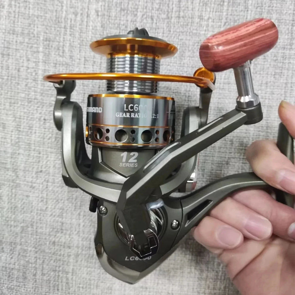 Molinete Shimano Com Drag de Até 10 kg 12 Rolamentos Força de Travagem Forte