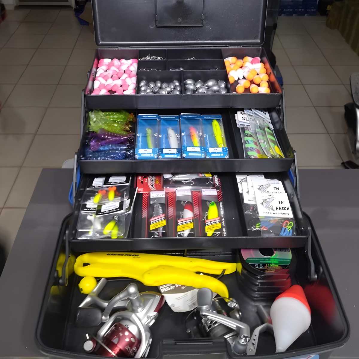 Caixa de Pescaria Maleta Multiuso