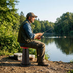 Banco Banqueta Retrátil Portátil Telescópico Dobrável Camping E Pesca