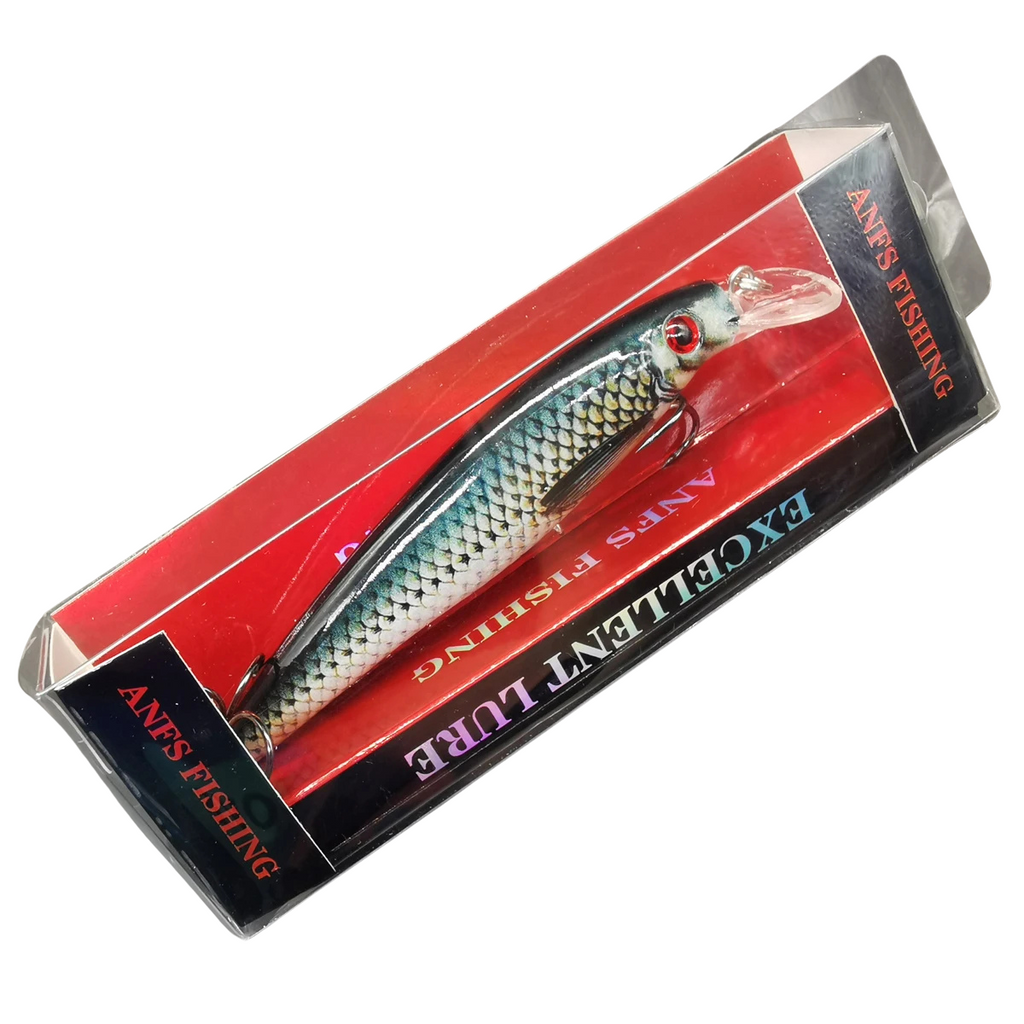 Isca de Pesca Minnow 13g - Impressão Colorida