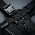 Bolsa Peitoral Masculina Impermeável Chest Bag Tática Esportiva Multibolsos