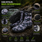 Bota Aquática De Neoprene Antiderrapante Para Praia, Trilha, Pesca E Esportes