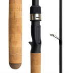 Vara De Pesca Fibra De Carbono 1.8 m Cabo de Cortiça Baitcasting Desmontavel 2 Peças
