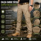 Calça Tática IX9 Masculina Cargo Multibolsos Resistente À Água Para Trilha E Outdoor