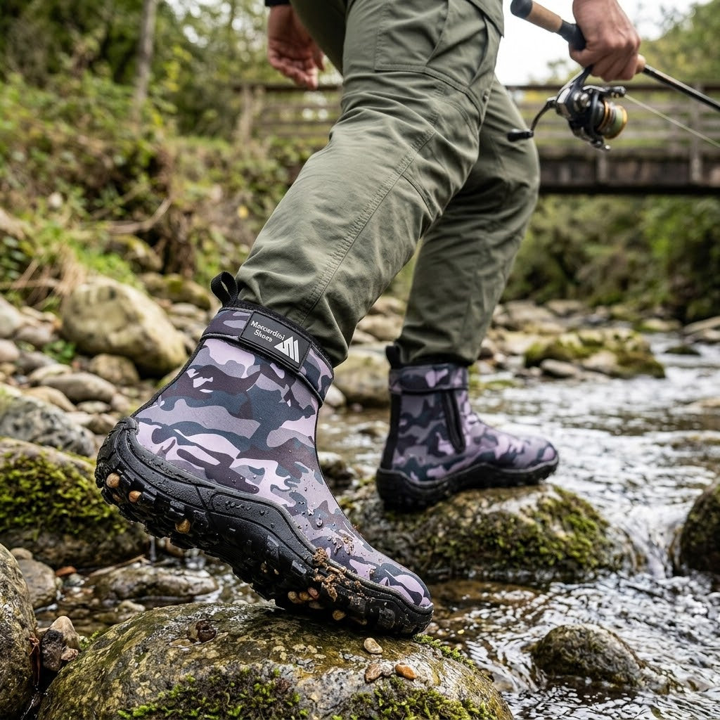Bota Aquática De Neoprene Antiderrapante Para Praia, Trilha, Pesca E Esportes
