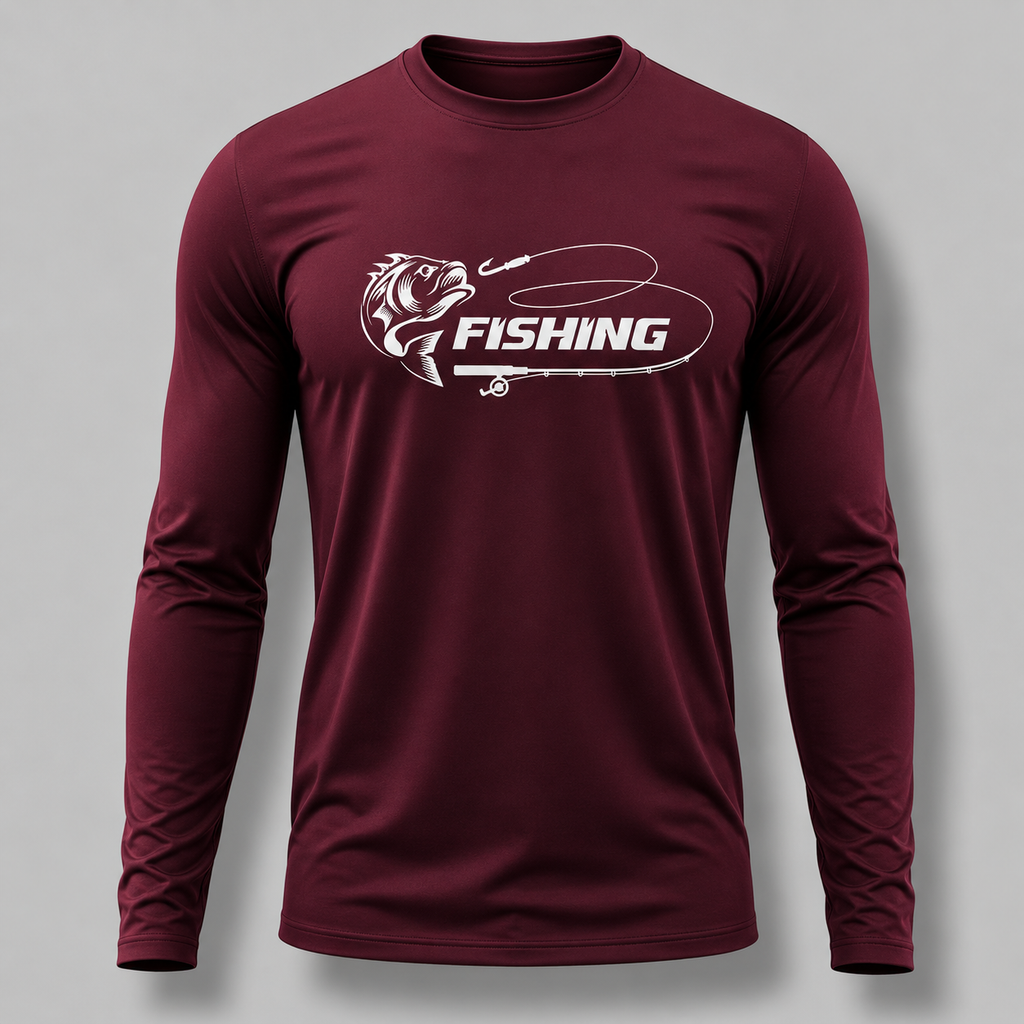 Camisa Masculina de Pesca com Proteção Solar UV+50 – Alta Performance