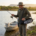 Bolsa Porta Vara De Pesca 1,80 Metros Com Alça Reforçada E Bolsos Laterais
