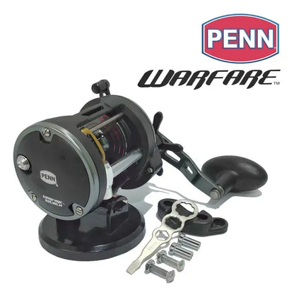 Carretilha Penn Warfare 30lw Level Wind Original - Frete Grátis para Sul/Sudeste