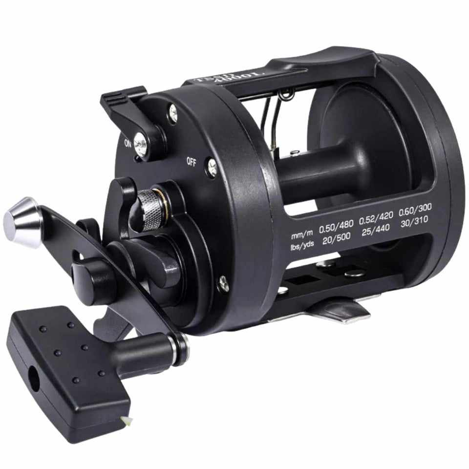 Carretilha Perfil Alto Forte Pesca Pesada 20kg 3000/4000