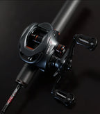 Carretilha SEASIR Cast X2 9KG Drag 7.3:1 De Recolhimento 6+1BB De Rolamento Cerâmico