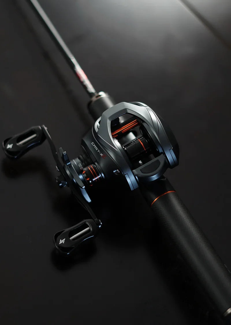 Carretilha SEASIR Cast X2 9KG Drag 7.3:1 De Recolhimento 6+1BB De Rolamento Cerâmico