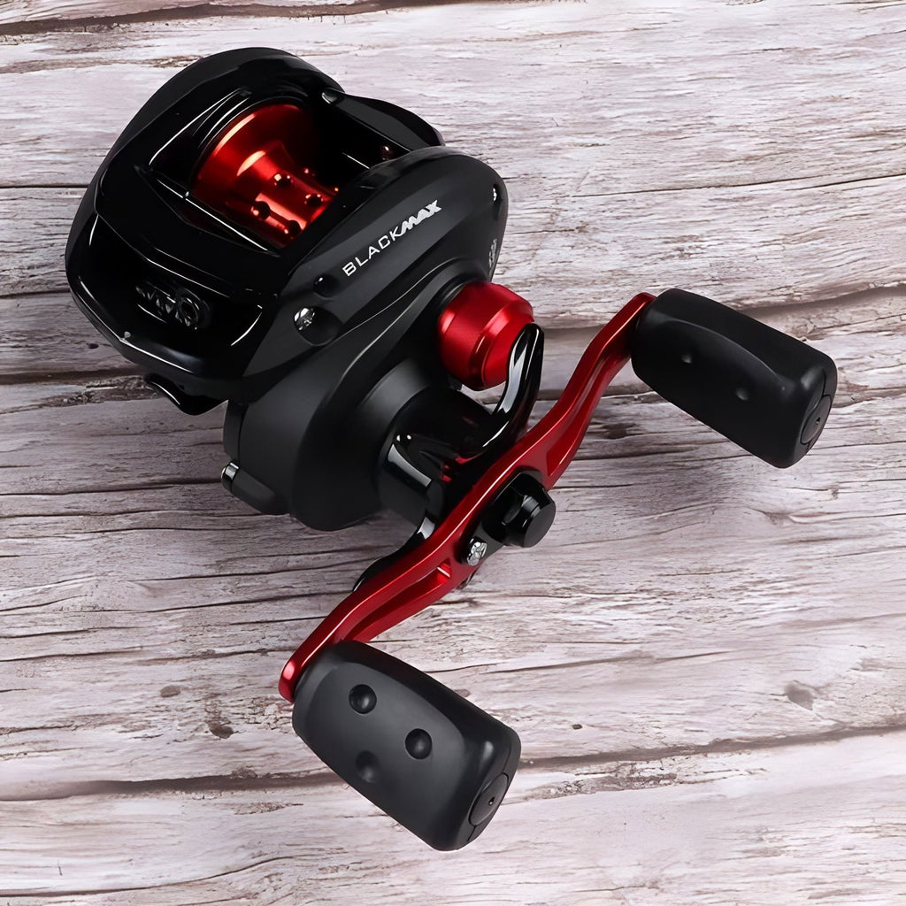 Carretilha Abu Garcia Black Max3 Anti-Cabeleira Drag 8,1kg Com 5 Rolamentos de Aço Inoxidável