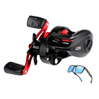 Carretilha Abu Garcia Black Max3 Anti-Cabeleira Drag 8,1kg Com 5 Rolamentos de Aço Inoxidável
