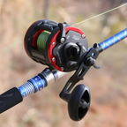 Carretilha Perfil Alto Drag 28kg 3+1 Rolamentos Corpo Em Alumínio