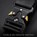 Cinto Tático Militar Nylon Fivela Automática Metal – Ajustável Engate Rápido
