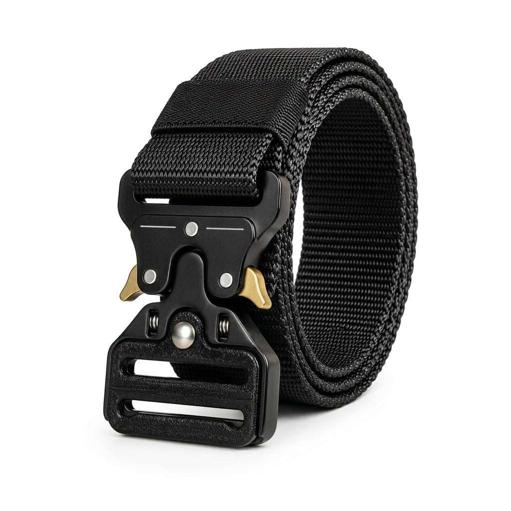 Cinto Tático Militar Nylon Fivela Automática Metal – Ajustável Engate Rápido