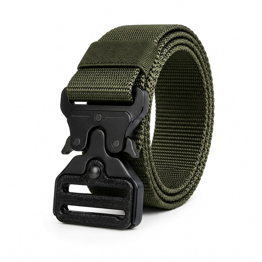 Cinto Tático Militar Nylon Fivela Automática Metal – Ajustável Engate Rápido