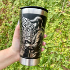 Copo Térmico Pescador 360° 500ml  Personalização Com Seu Nome