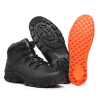 Coturno Militar Masculino 990 Couro Resistente Para Trilha E Camping