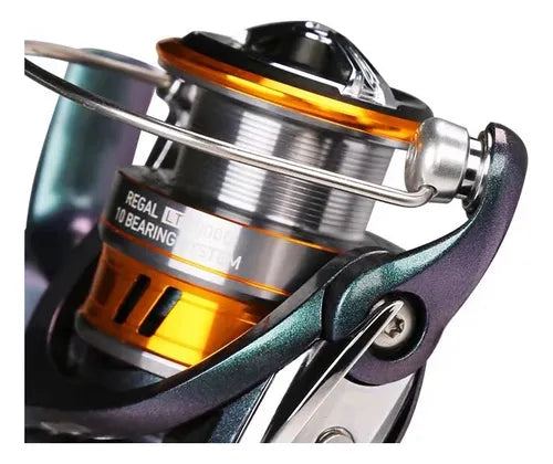 Molinete Pesca Daiwa Regal 10 Rolamentos Drag 10kg - Frete Grátis