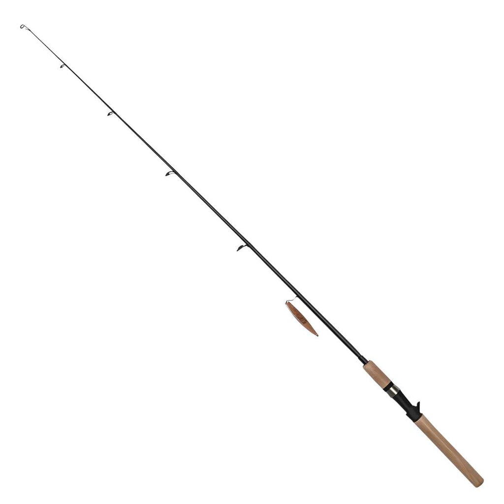 Vara De Pesca Fibra De Carbono 1.8 m Cabo de Cortiça Baitcasting Desmontavel 2 Peças