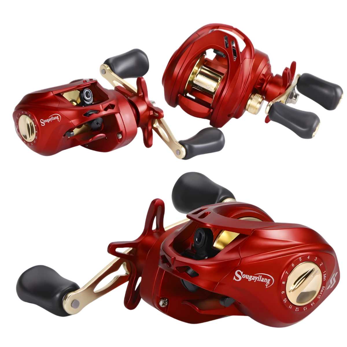 Carretilha De Pesca 10kg Drag Alta Velocidade