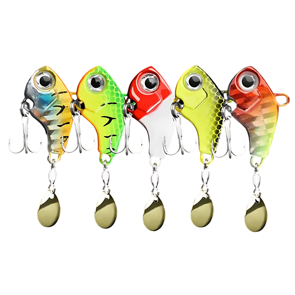Kit de Iscas de Pesca - 5 Peças