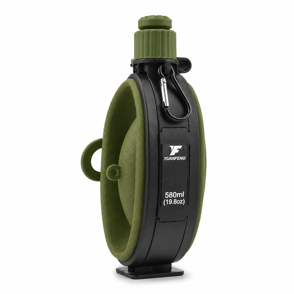 Garrafa De Água Silicone Retrátil 580ml Dobrável BPA Free