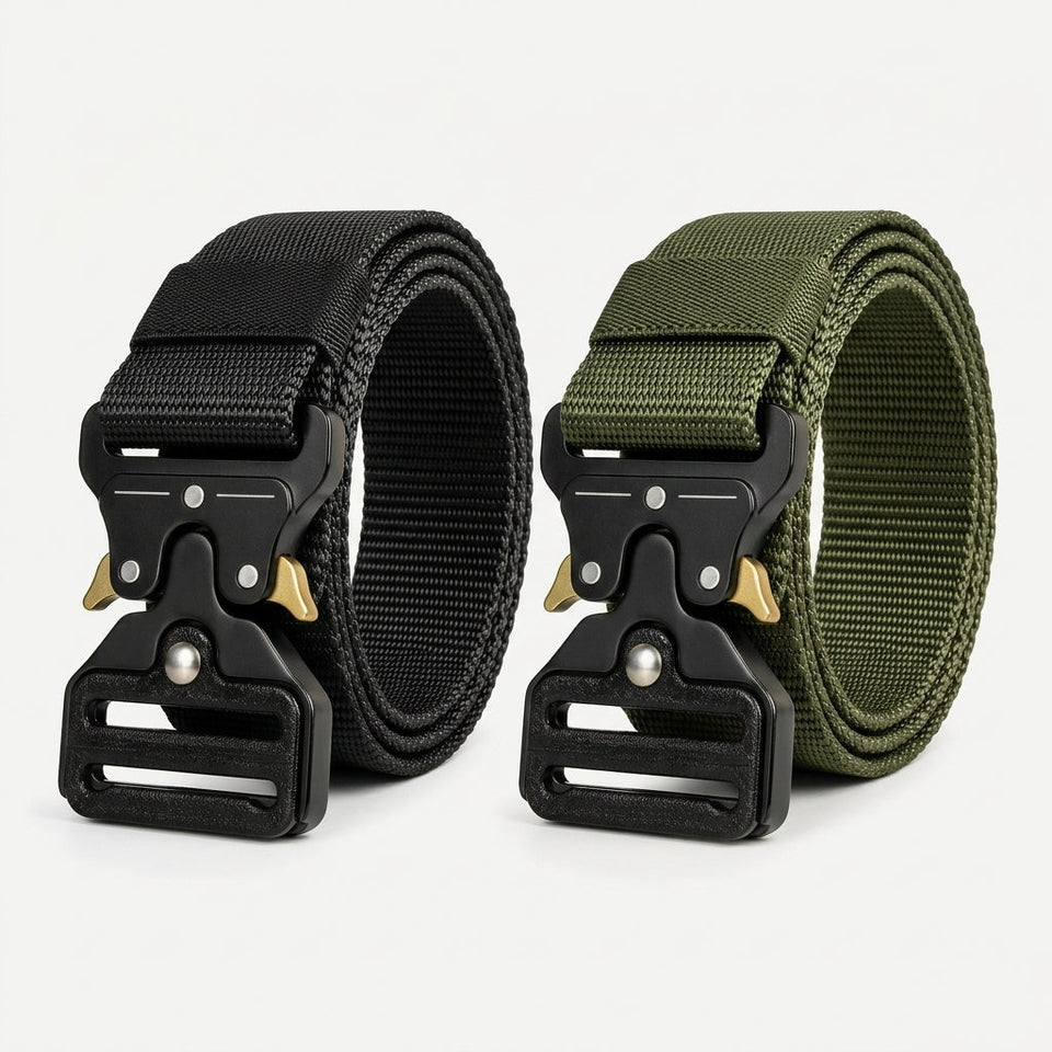 Cinto Tático Militar Nylon Fivela Automática Metal – Ajustável Engate Rápido