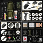 Kit De Sobrevivência 29 Em 1 Para Camping Trilha E Aventuras
