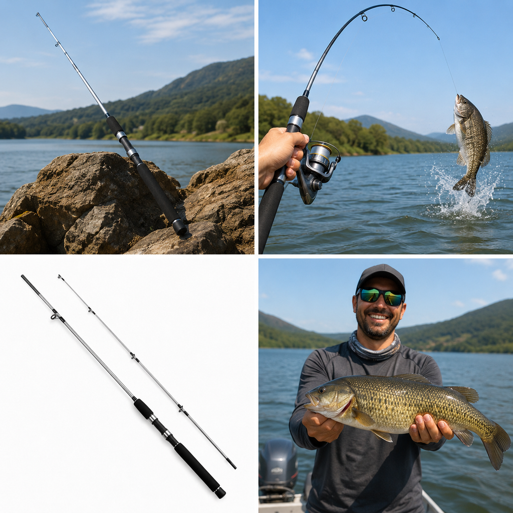 Vara De Pesca Para Molinete 1,80M 20-50lb 2 Partes