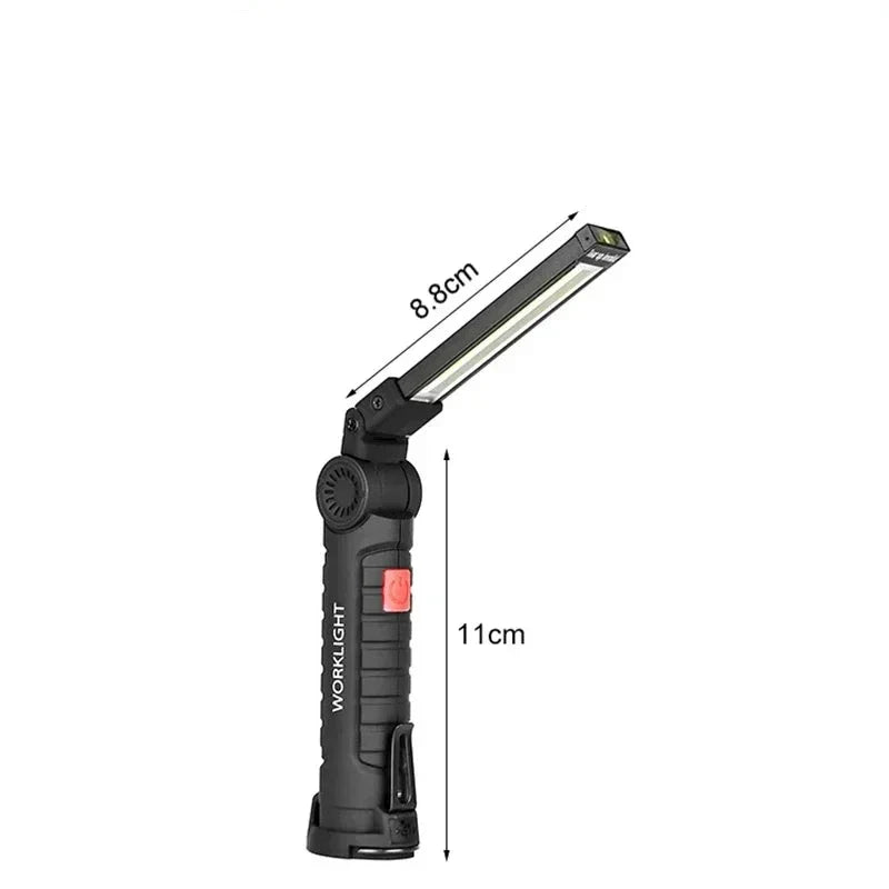 Lanterna Dobrável Recarregável USB Multifuncional
