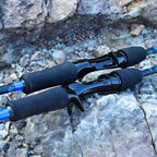 Vara De Pesca Profissional Kingpesque Em 2 Partes Fibra De Carbono Sólido 1.68m A 1.8m