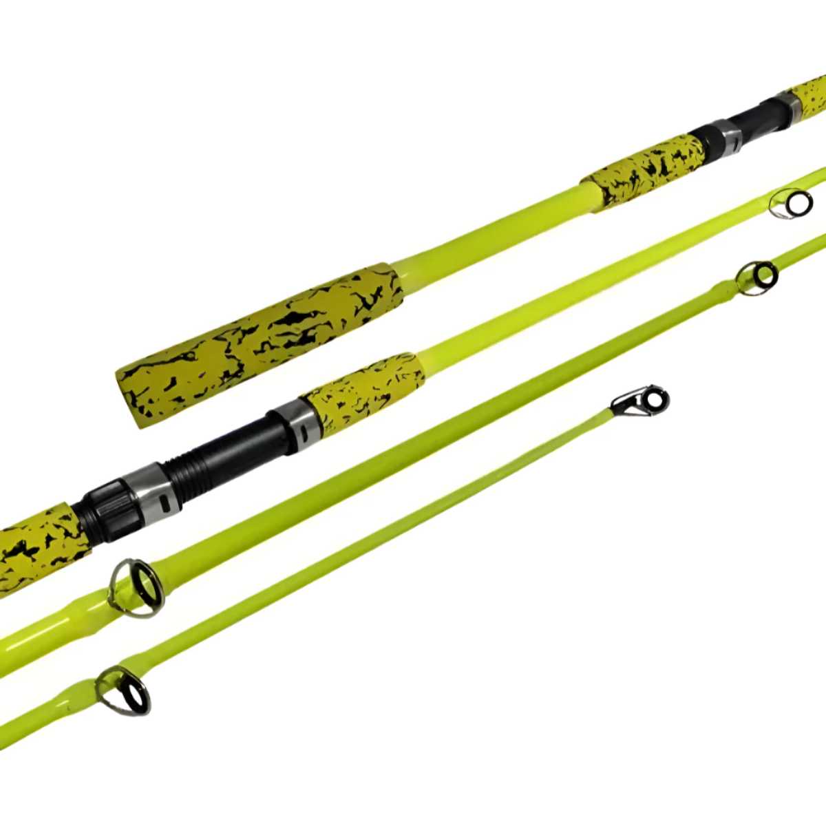 Vara De Pesca  Profissional 2 Parte Para Carretilha Carbono 2,40m 60lbs