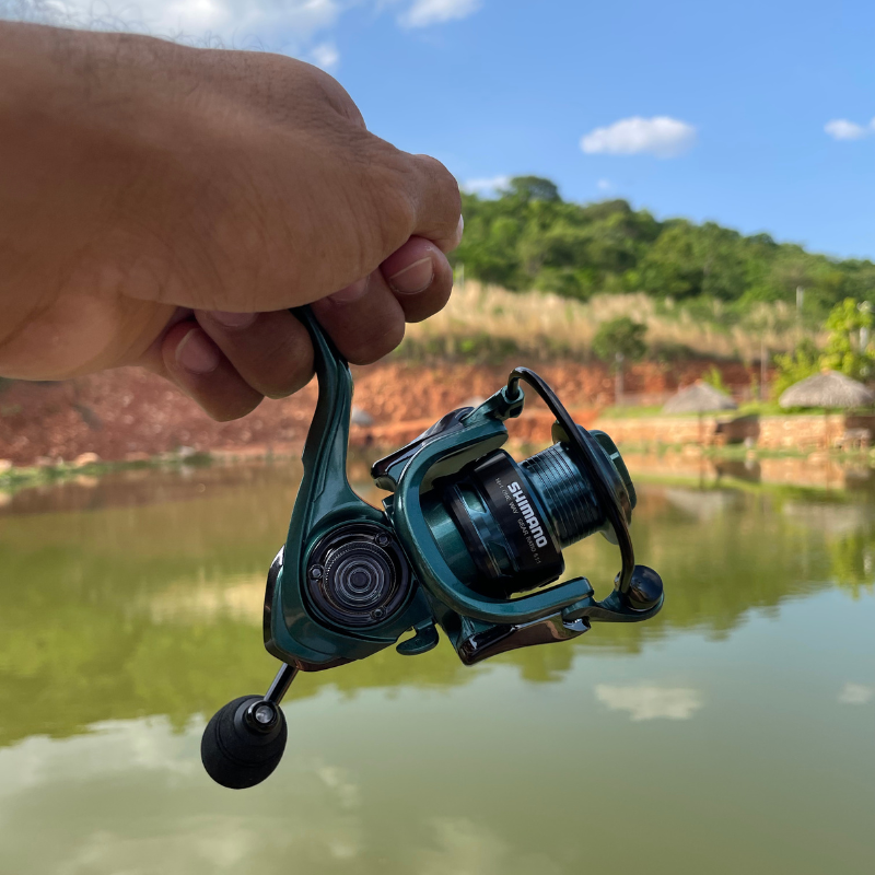 Molinete Shimano AquaWave Drag de Até 16kg de Força 7 Rolamentos De Esfera