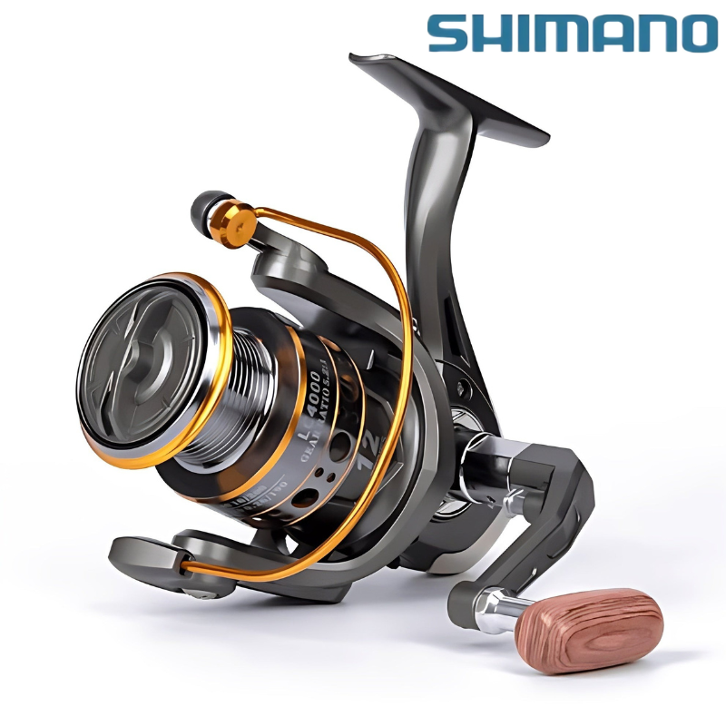Molinete Shimano Com Drag de Até 10 kg 12 Rolamentos Força de Travagem Forte