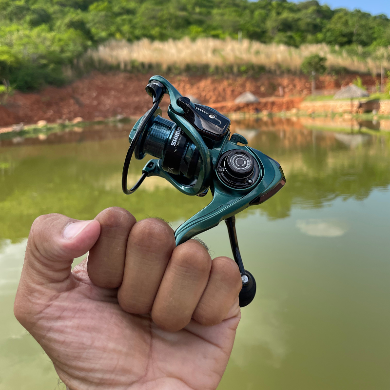 Molinete Shimano AquaWave Drag de Até 16kg de Força 7 Rolamentos De Esfera