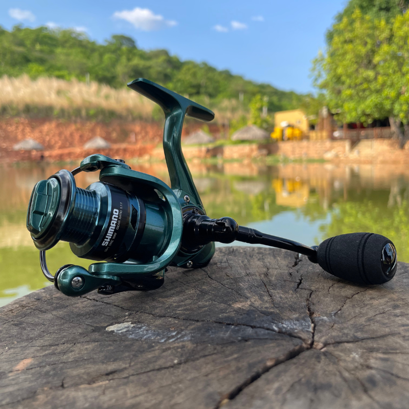 Molinete Shimano AquaWave Drag de Até 16kg de Força 7 Rolamentos De Esfera